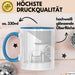 Minimalistischer Dekorateur Tasse Geschenk Lustige Geschenkidee Spruch Für Klare Räume Liebhaber Blau Trendation