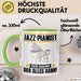 Jazz-Pianist Tasse Geschenk für Jazz-Pianist Der Mann Der Alles Kann Geschenkidee zum Geburtstag Grün Trendation