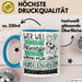 Hundeliebhaberin Tasse Geschenk Spruch Wer Will Schon Prinzessin Sein Wenn Man Auch Hundeliebhaberin Sein Kann Blau Trendation