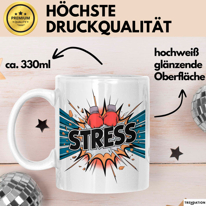 Boxer Tasse Geschenk Lustige Geschenkidee Spruch Für Kampf Fans Weiß Trendation