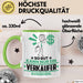 Verkäufer Geschenk Tasse So Gut Kann Nur Ein Verkäufer Aussehen Geschenkidee Kaffee-Becher Grün Trendation