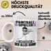 Paintballspieler Tasse Geschenk für Paintballspieler Der Mann Der Alles Kann Geschenkidee zum Geburtstag Weiß Trendation