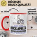 Bocciapieler Geschenk Tasse Ich Bin Bocciapieler Aber Sag Doch Einfach Superheld Lustige Geschenkdiee für Bocciapieler Kaffee-Becher Rot Trendation