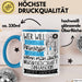 Musikgeschäftsinhaberin Tasse Geschenk Spruch Wer Will Schon Prinzessin Sein Wenn Man Auch Musikgeschäftsinhaberin Sein Kann Blau Trendation