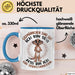 Erdmännchen Tier Tasse Geschenk Lustige Geschenkidee Spruch Erdmännchen Sind Süß Blau Trendation