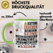 Konzertveranstalter Geschenk Tasse Lustiger Spruch Erheben Sie Sich Der Konzertveranstalter Betritt den Raum Grün Trendation