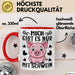 Schweine-Liebhaber Tasse Geschenk Mich Gibt Es Nur Mit Schwein Hausschwein Rot Trendation