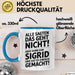 Sigrid Tasse Geschenk Alle Sagten Das Geht Nicht Aber Dann Kam Sigrid Und Hat Es Einfach Gemacht Geschenkidee Becher mit Name Blau Trendation