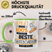 Beste Skateboarderin Der Welt Tasse Geschenk für Eine Skateboarderin Geprüft Und Sicher Geschenkidee Geburtstag Weihnachten Grün Trendation