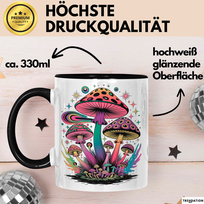 Pilz Fan Tasse Geschenkidee für Pilzliebhaber Trendation