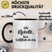 Nicole Tasse Ich Nicole, Bin Vollkommen Geschenk Schwarz Trendation
