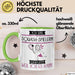 Squash-Spielerin Tasse Geschenk Ich Bin Squash-Spielerin Warum Weil Ich Es Kann Geschenkidee Geburtstag Grün Trendation