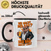Bär Beim Biertrinken Tasse Geschenk Lustige Geschenkidee Spruch Wie Macht Der Bär? Der Bär Macht Leer Schwarz Trendation