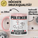 Politiker Tasse Geschenk für Politiker Der Mann Der Alles Kann Geschenkidee zum Geburtstag Rosa Trendation