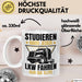LKW Fahrer Geschenk Tasse Lastkraftwagen-Fahrer Geschenkidee Lustiger Spruch Kaffee-Becher Studieren Kann Jeder LKW Fahren Nur Die ELite Weiß Trendation