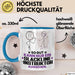 Slackline-Instruktor Geschenk Tasse So Gut Kann Nur Ein Slackline-Instruktor Aussehen Geschenkidee Kaffee-Becher Blau Trendation
