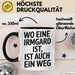 Irmgard Tasse Geschenk Wo Eine Irmgard Ist Ist Auch Ein Weg Geschenkidee Becher mit Name Schwarz Trendation