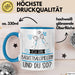 Basketballspielerin Tasse Geschenk Ich Bin Basketballspielerin Und Du So Geschenkidee Lustiger Spruch Becher Blau Trendation