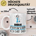 Geschenk für Physikerin Tasse Lustige Geschenkidee Geburtstag Ich Bin Physikerin Ich Darf Das Weiß Trendation