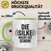 Silke Tasse Geschenk Die Silke Macht Dat Schon Geschenkidee Becher mit Name Grün Trendation