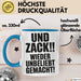 Sarkasmus Tasse Geschenk Und Zack Wieder Unbeliebt Gemacht Geschenkidee Lustig Blau Trendation
