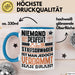 Stiefschwäger Geschenk Tasse Lustige Geschenkidee für Stiefschwäger Geburtstag Kaffee-Becher Niemand Ist Perfekt Aber Als Stiefschwäger Ist Man Nah Dran Blau Trendation