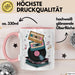 Retro Fan Tasse Geschenkidee für Vintage Liebhaber Rosa Trendation