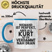 Kurt Tasse Niemand Ist Perfekt, Aber Als Kurt Ist Er Verdammt Nah Dran Blau Trendation