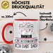 Geschenk für Orchestermusikerin Tasse Lustige Geschenkidee Geburtstag Ich Bin Orchestermusikerin Ich Darf Das Rot Trendation