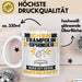 Trampolinspringer Tasse Geschenk für Trampolinspringer Geburtstag Lustiger Spruch Kaffee-Becher Was Ist Deine Superkraft Weiß Trendation