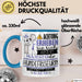 Hundefriseurin Tasse Geschenk Lustiger Spruch Bitte Erheben Sie Sich Seine Majestät Die Hundefriseurin Betritt Den Raum Blau Trendation
