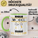 Model Tasse Geschenk Ich Bin Model Warum Weil Ich Es Kann Geschenkidee Geburtstag Grün Trendation