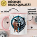 Nordischer Krieger Wikingerbär Tasse Geschenk Lustige Geschenkidee Spruch Rosa Trendation