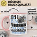 Fotografin Ausbildung Start Geschenk Tasse Ich Bin Fotografin In Der Ausbildung Ich Darf Das Kaffee-Becher Geschenkidee Rosa Trendation