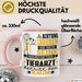 Tierarzt Geschenk Tasse Lustiger Spruch Erheben Sie Sich Der Tierarzt Betritt den Raum Rosa Trendation