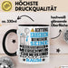 Meerschweinchenfreund Geschenk Tasse Lustiger Spruch Erheben Sie Sich Der Meerschweinchenfreund Betritt den Raum Schwarz Trendation