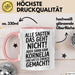 Kornelia Tasse Geschenk Alle Sagten Das Geht Nicht Aber Dann Kam Kornelia Und Hat Es Einfach Gemacht Geschenkidee Becher mit Name Rosa Trendation