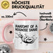 Reptil Schlange Tier Tasse Geschenk Lustige Geschenkidee Spruch Anatomie Einer Hakennasennatter Rosa Trendation