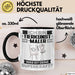 Tierkunst-Maler Tasse Geschenk für Tierkunst-Maler Geburtstag Lustiger Spruch Kaffee-Becher Was Ist Deine Superkraft Schwarz Trendation