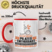 Pilates-Enthusiast Geschenk Tasse Ich Bin Pilates-Enthusiast Aber Sag Doch Einfach Superheld Lustige Geschenkdiee für Pilates-Enthusiast Kaffee-Becher Rot Trendation