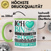 Krankenschwester Ausbildung Start Geschenk Tasse Ich Bin Krankenschwester In Der Ausbildung Ich Darf Das Kaffee-Becher Geschenkidee Grün Trendation