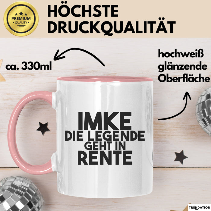 Imke Tasse Imke – Die Legende Geht In Rente Geschenk