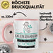 Katzenliebhaberin Weil Es Keinen Schöneren Beruf Gibt Tasse Geschenk für Eine Katzenliebhaberin Lustig Rosa Trendation