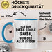 Susi Tasse Ich Bin Diese Coole Susi, Von Der Alle Reden Geschenk Blau Trendation