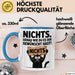 Sarkastische Katze Tasse Geschenk Lustige Geschenkidee Spruch Nichts. Genau Wie Du Es Dir Gewünscht Hast Blau Trendation