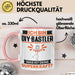 DIY-Bastler Tasse Geschenk für DIY-Bastler Geburtstag Lustiger Spruch Kaffee-Becher Was Ist Deine Superkraft Rosa Trendation