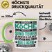 Koch Tasse Geschenk Köche Sind Teuer Lustiger Spruch Geschenkidee Grün Trendation