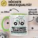 Rettungssanitäter Geschenk Tasse Ich Bin Rettungssanitäter Aber Sag Doch Einfach Superheld Lustige Geschenkdiee für Rettungssanitäter Kaffee-Becher Grün Trendation