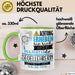 Segellehrerin Tasse Geschenk Lustiger Spruch Bitte Erheben Sie Sich Seine Majestät Die Segellehrerin Betritt Den Raum Grün Trendation