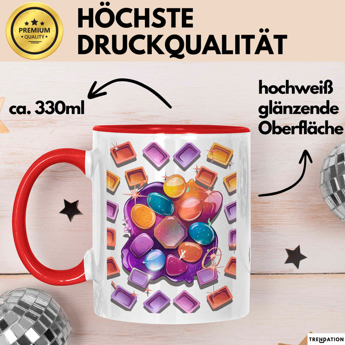 Harz Künstler Tasse Geschenk Lustige Geschenkidee Spruch Für Kreative Macher Rot Trendation